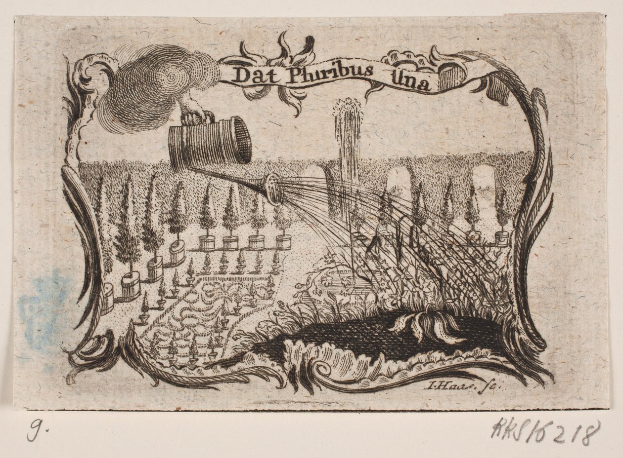 Vignette "Danmark og Norges økonomiske blad" av Jonas Haas