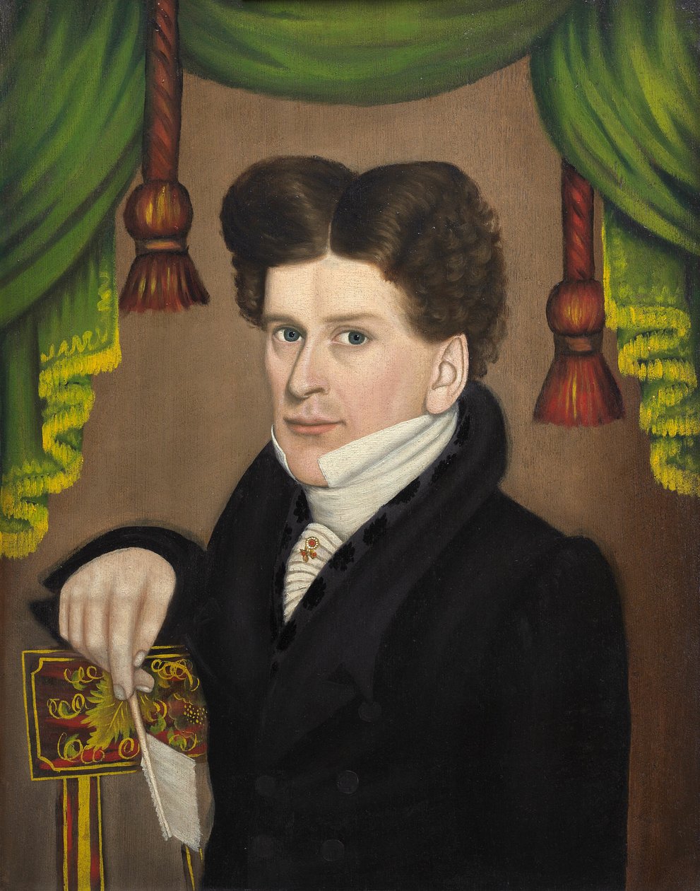 Mann med en penn, 182730. av Jonas Welch Holman