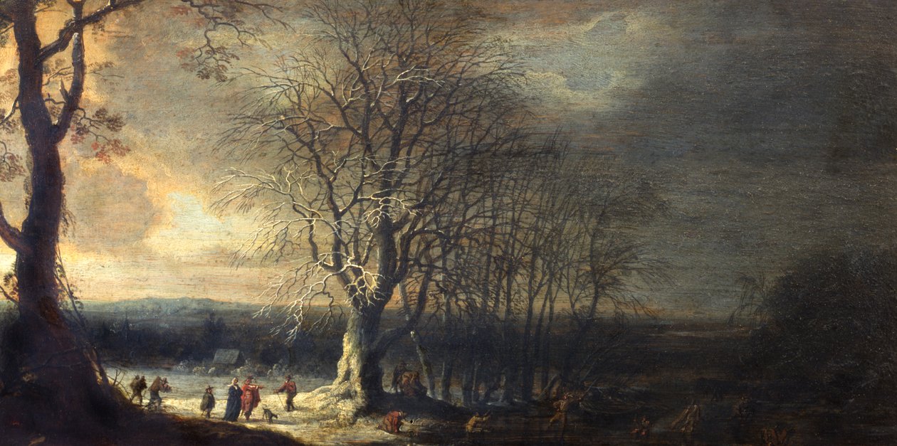 Vinterlandskap av Joos or Josse de Momper
