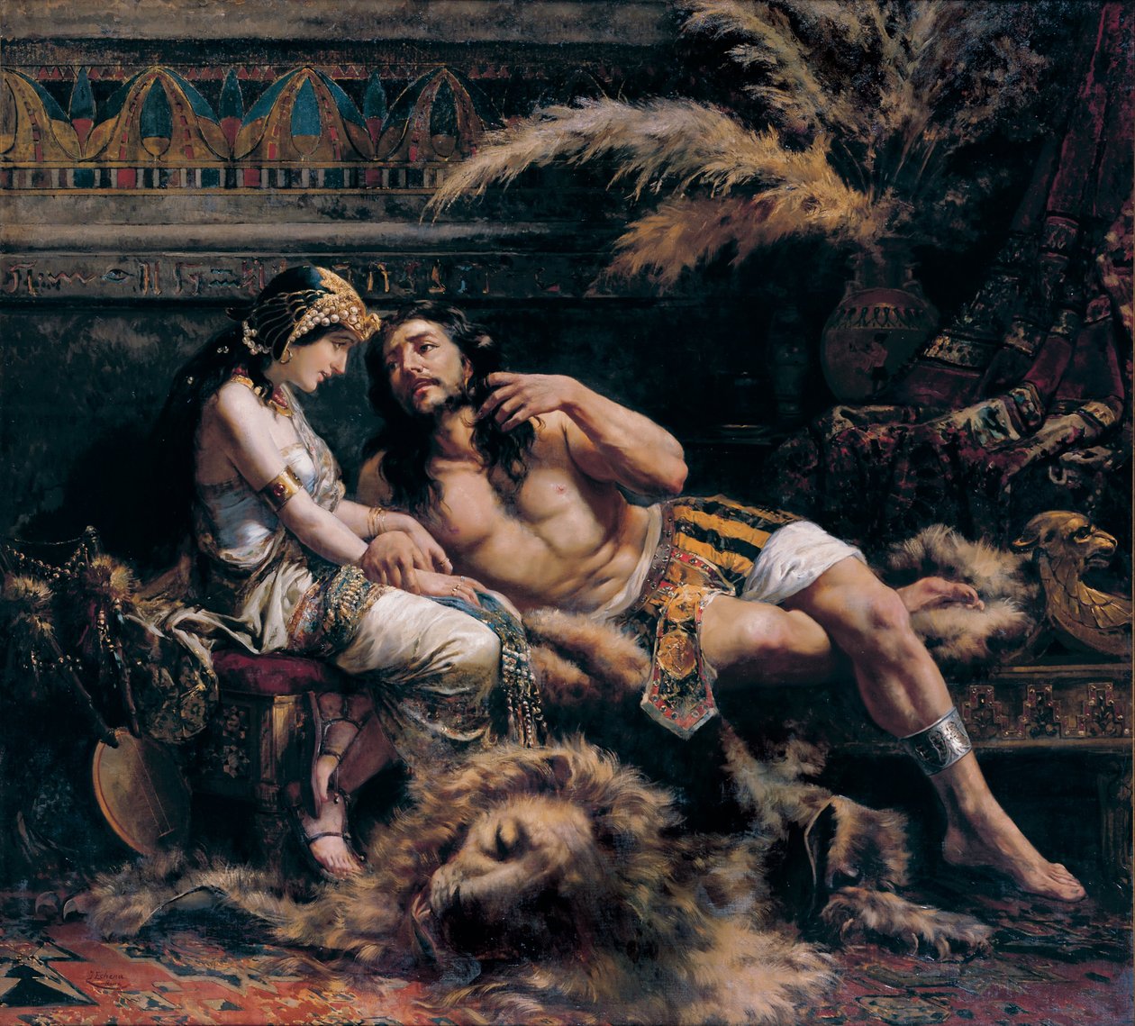 Samson og Delila av José Echenagusia Errazquin