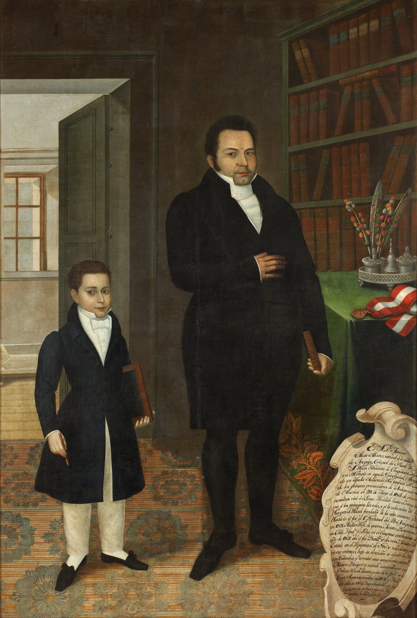 Mariano Alejo Álvarez og hans sønn av José Gil de Castro