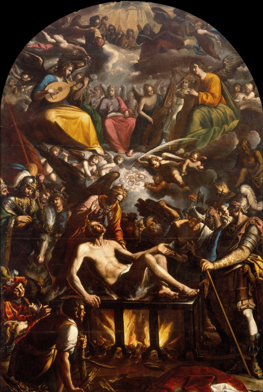Martyrdømet til Saint Lawrence av José Juárez