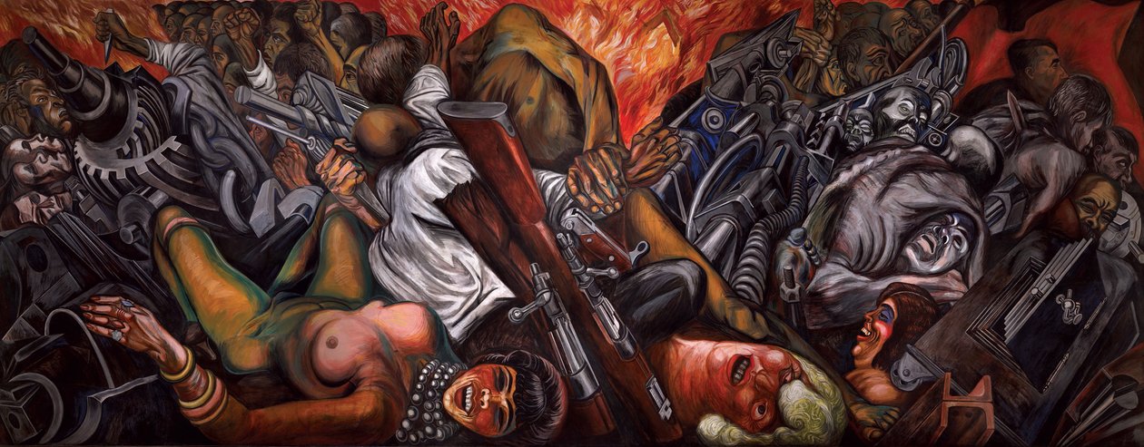 Catharsis, 1935. av José Clemente Orozco
