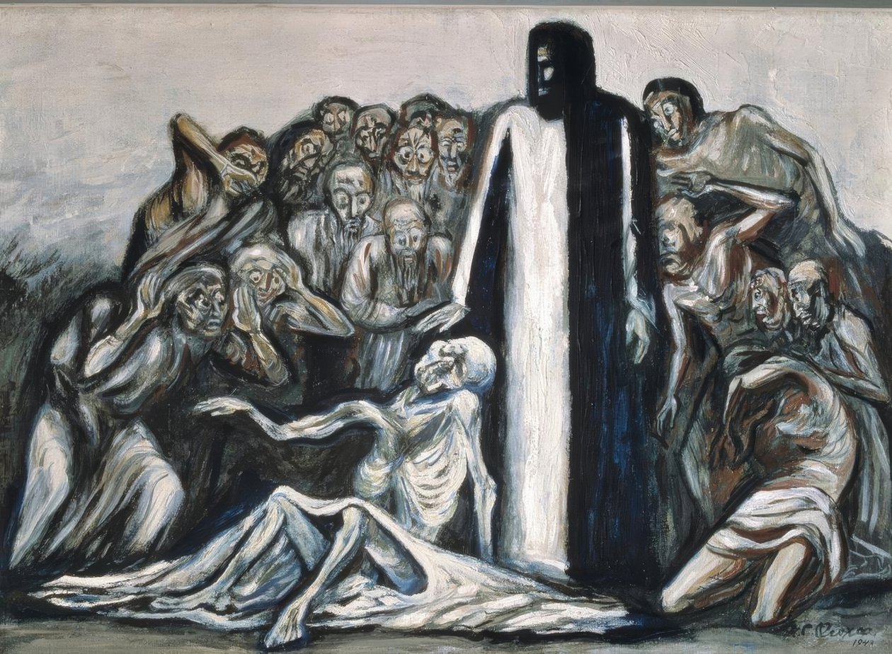 Oppreisningen av Lasarus av José Clemente Orozco