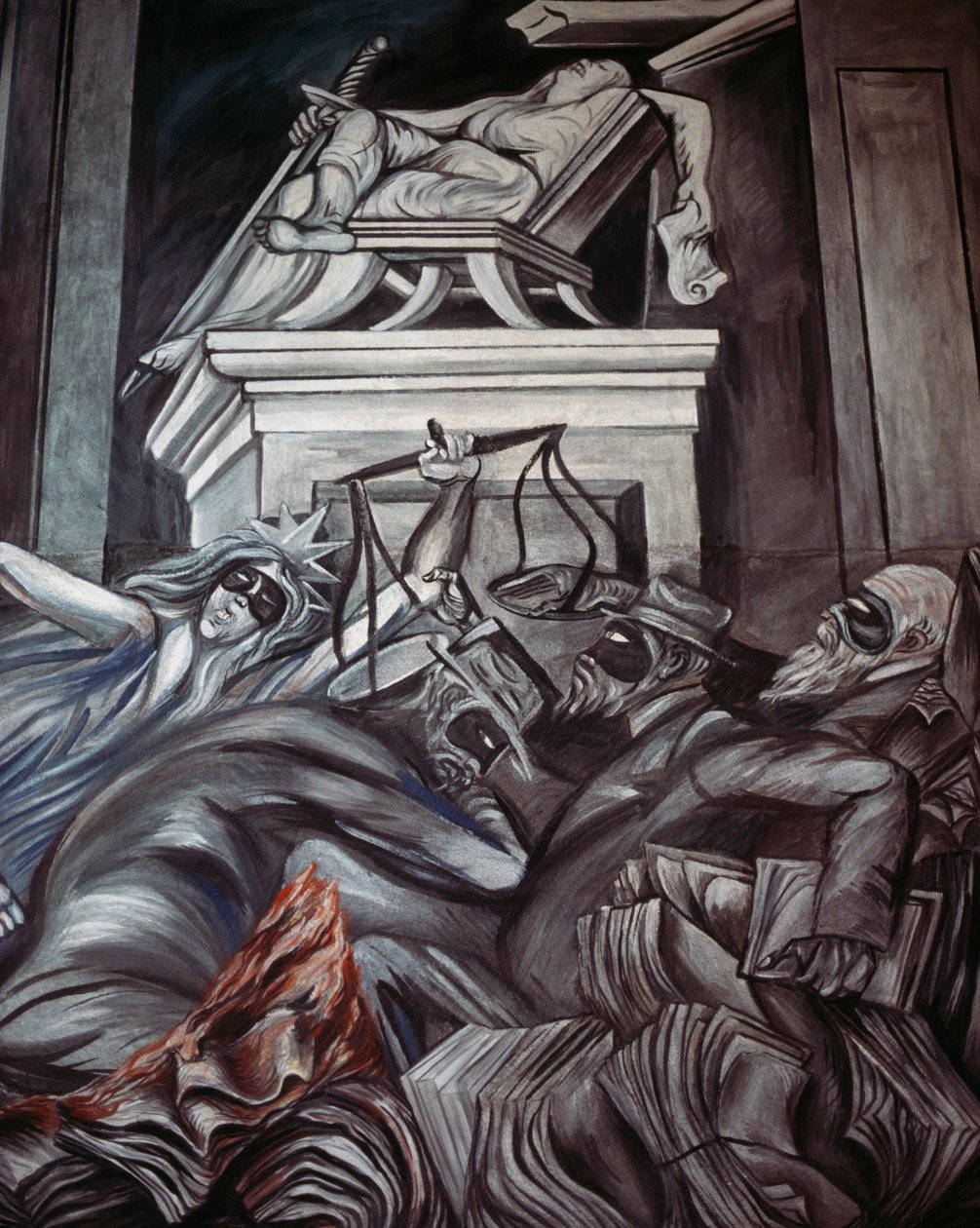 Rettferdighet (detaljer) av José Clemente Orozco