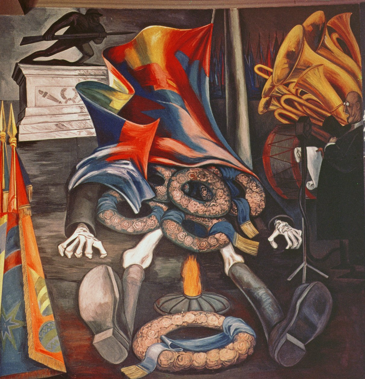 Moderne menneskeoffer av José Clemente Orozco