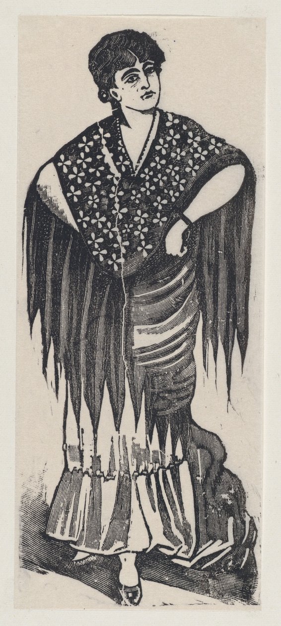 En sigøyner, ca. 1880-1910., ca. 1880-1910. av José Guadalupe Posada