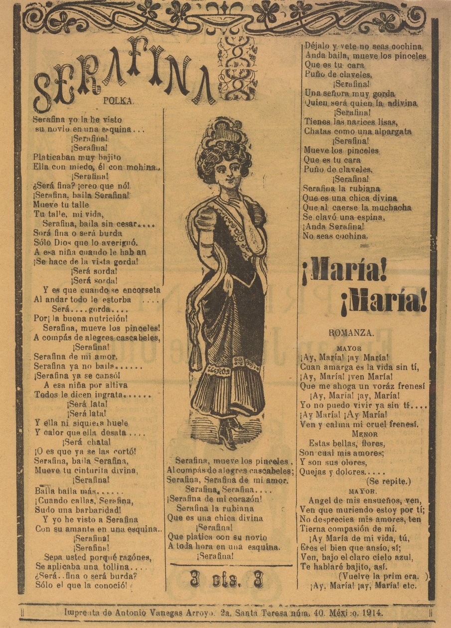 Seraphina av José Guadalupe Posada