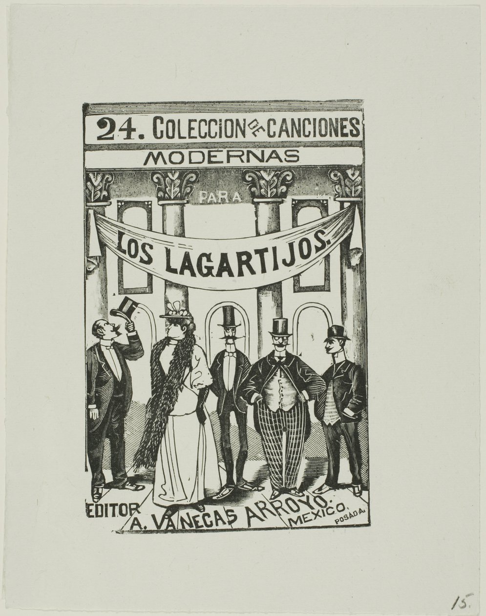 Dandies av José Guadalupe Posada