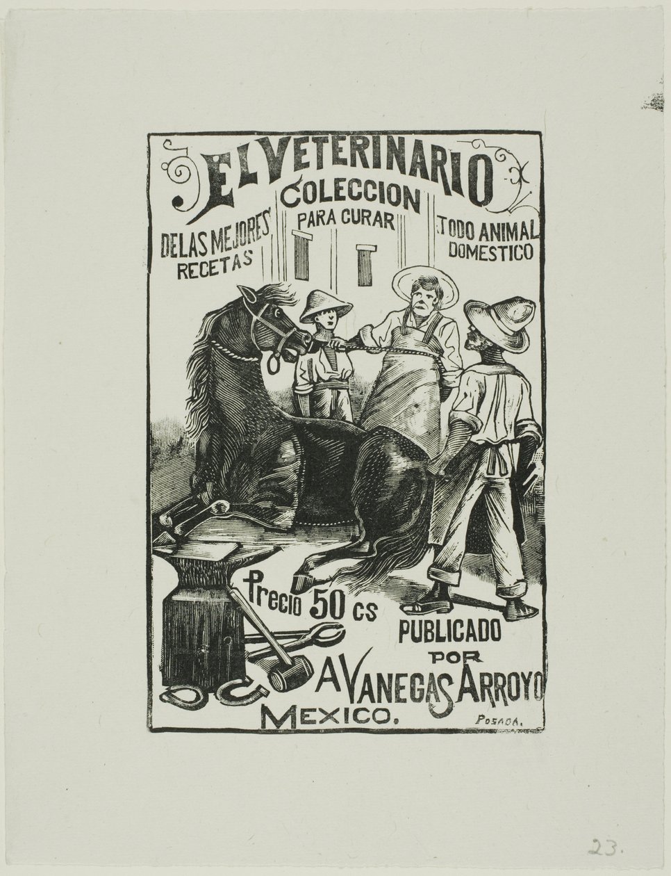 Veterinæren av José Guadalupe Posada