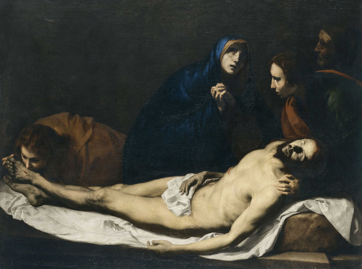 Klagesangen over Kristus, 1633. av José Ribera de