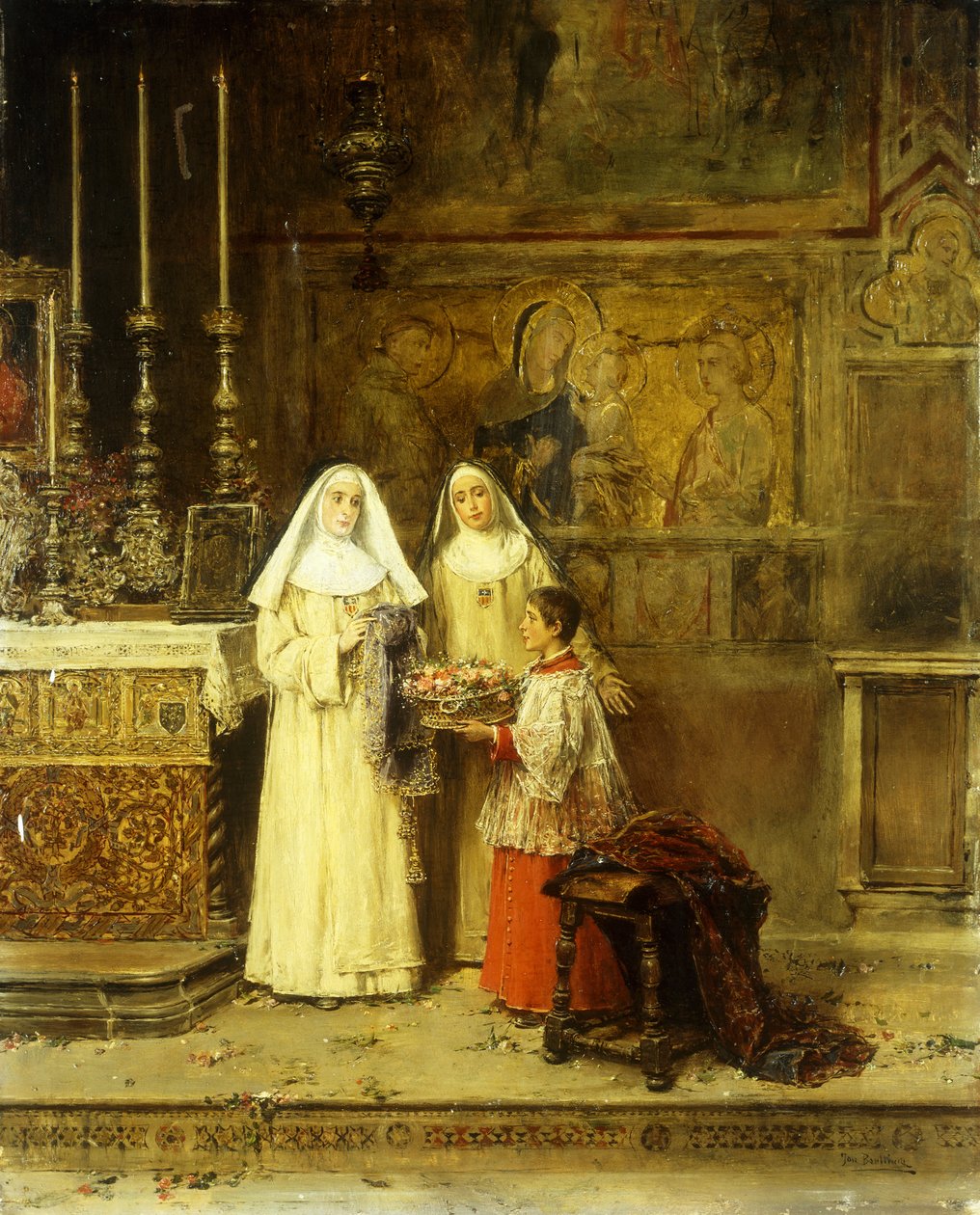 Vi feirer Santa Maria della Rosa av Jose Benlliure y Gil