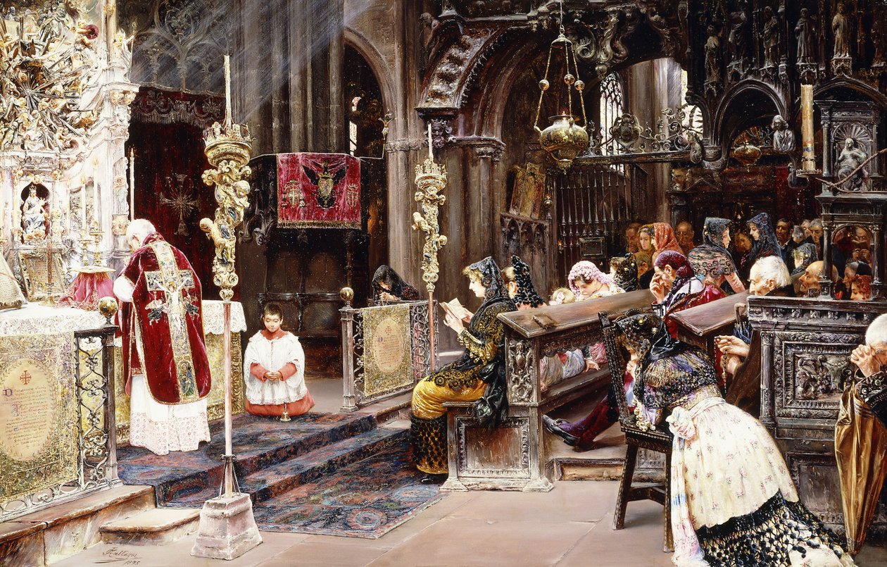 Messen, 1859 av Jose Gallegos Arnosa