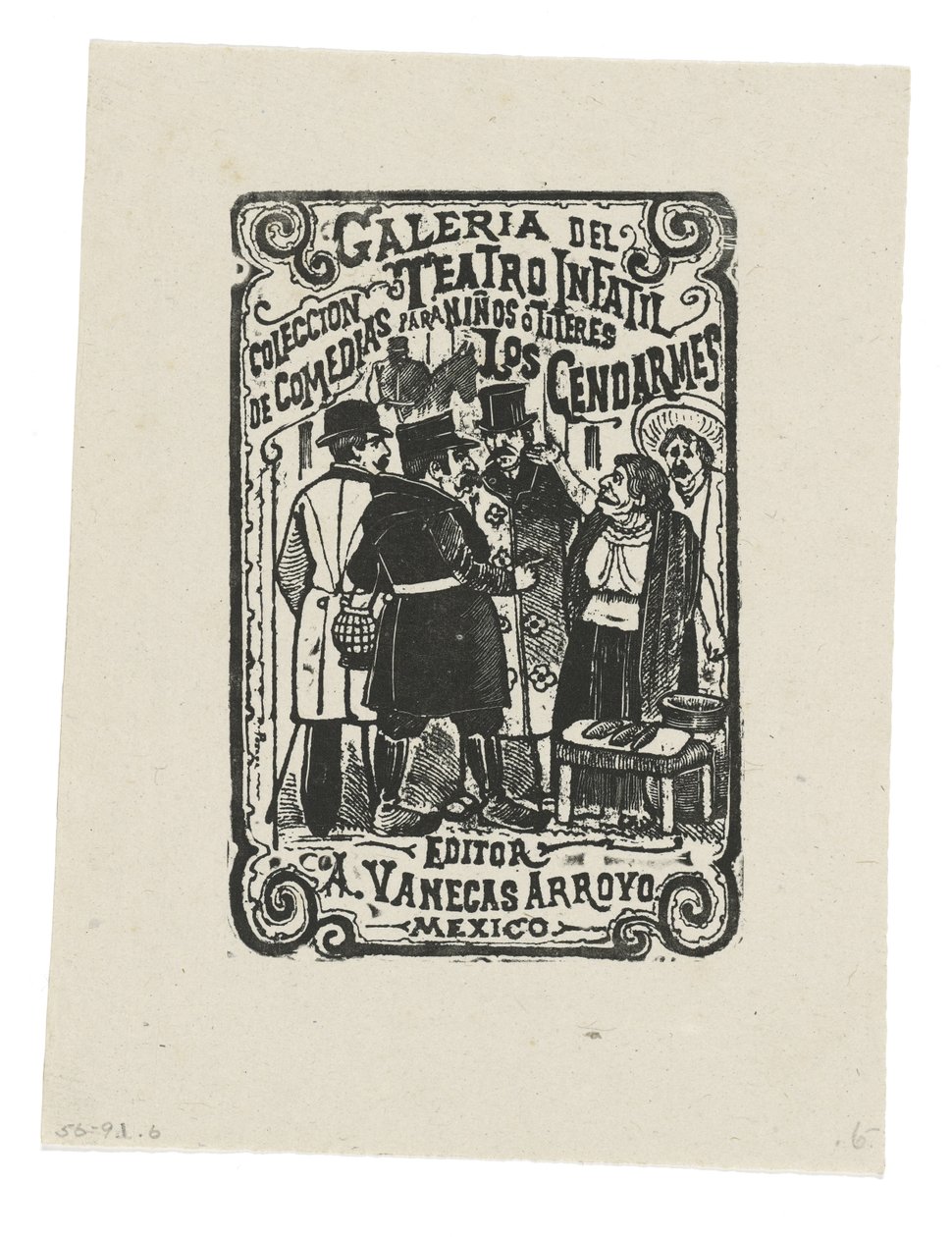 Gendarmene (gravering) av José Guadalupe Posada