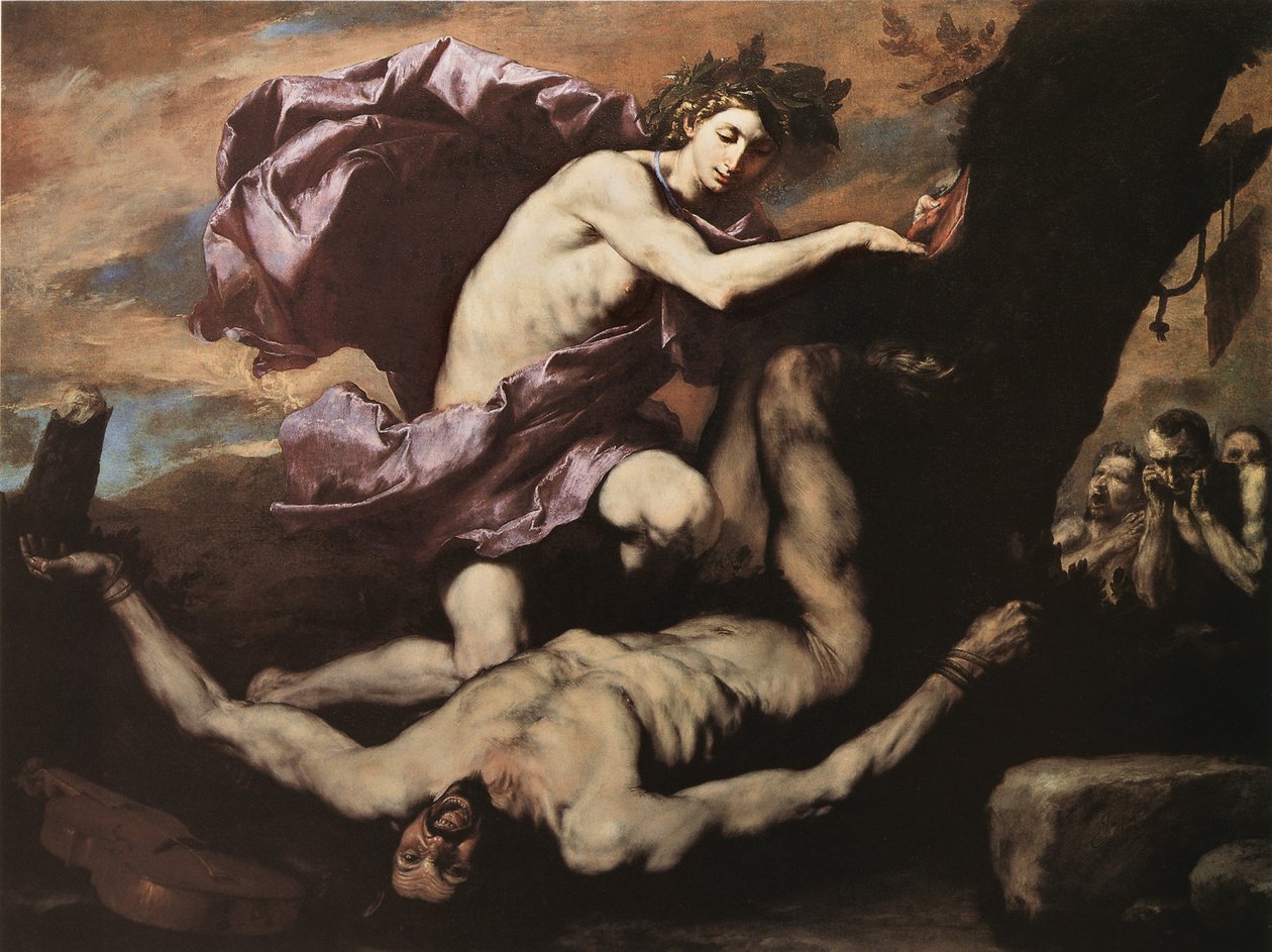 Apollo og Marsyas, 1637. av Jose de Ribera