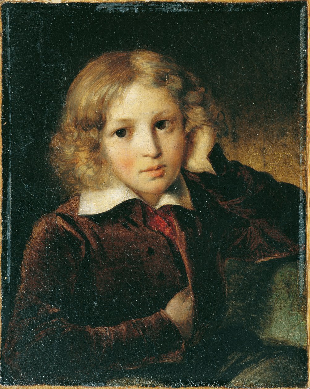 gutteportrett av Josef Bayer