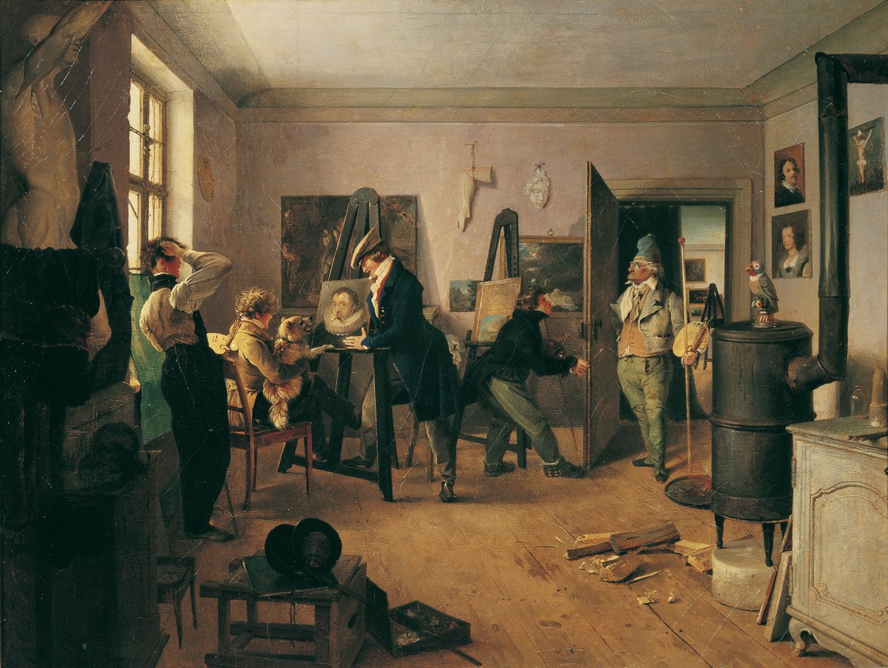 De lærdes rom av Josef Danhauser