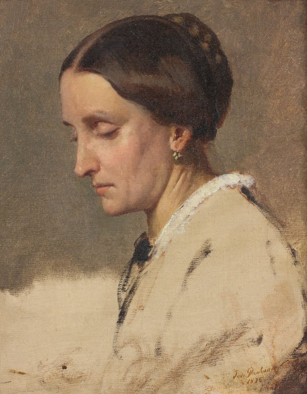 kvinneportrett av Josef Danhauser