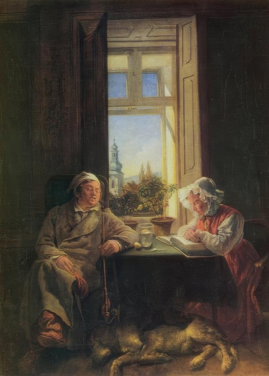 Siesta av Josef Danhauser