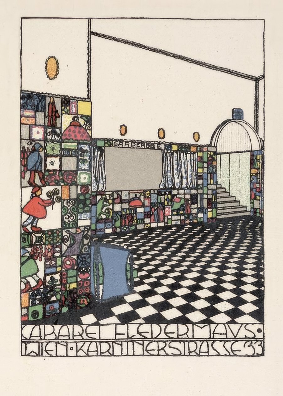 CABARET FLEDERMAUS / WIEN KÄRTNERSTRASSE 33 av Josef Divéky