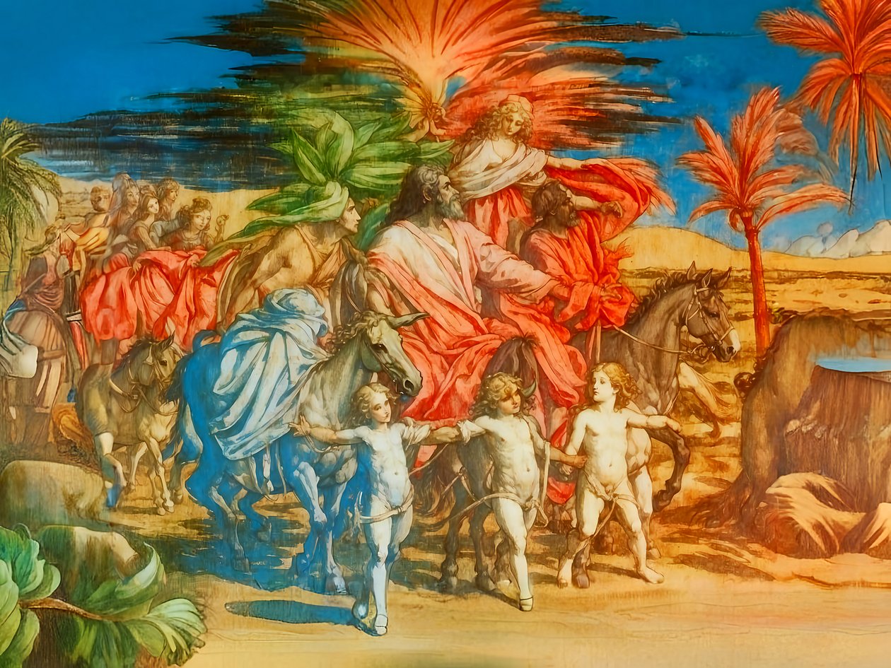 A1_Genesis_22-Abrahamisk pakt av Josef Johann Michel