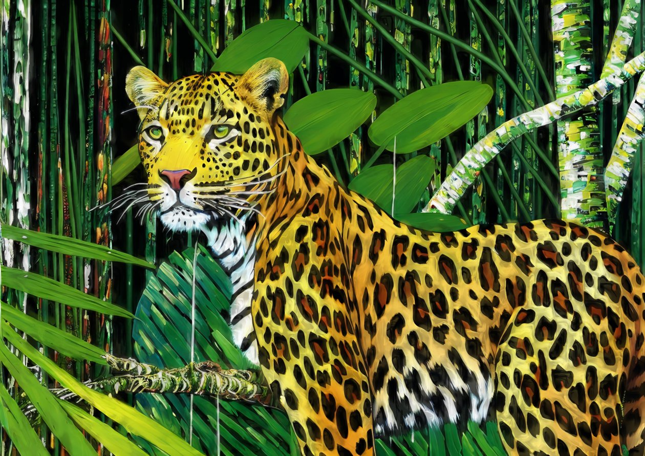 Dyr: Leopard 1 av Josef Johann Michel