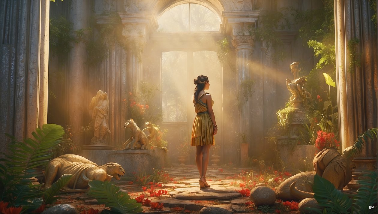 Dreamcore_ancient Roman-World_01 av Josef Johann Michel