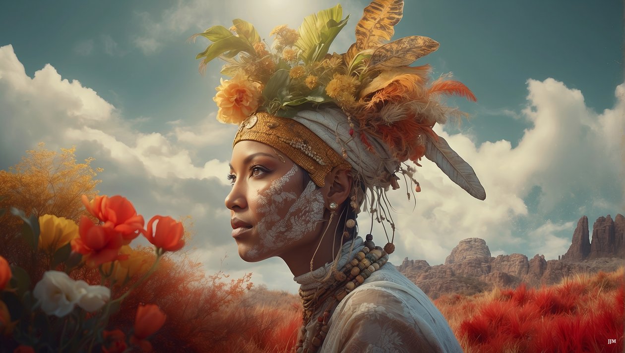 Dreamcore_dreamlike_scene-Aborigines_01 av Josef Johann Michel