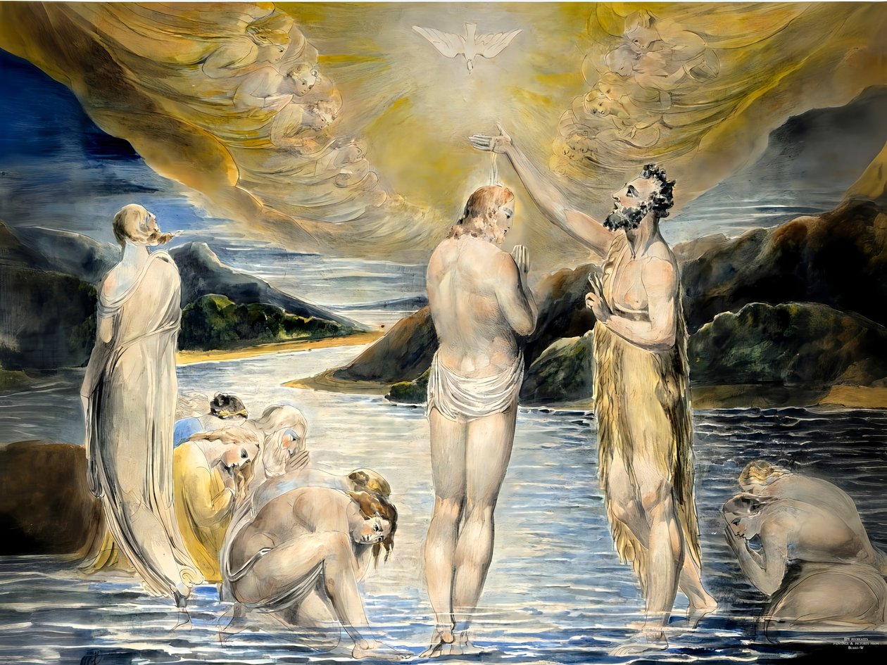 JJM-recreate_Blake-W_The Baptism of Christ av Josef Johann Michel