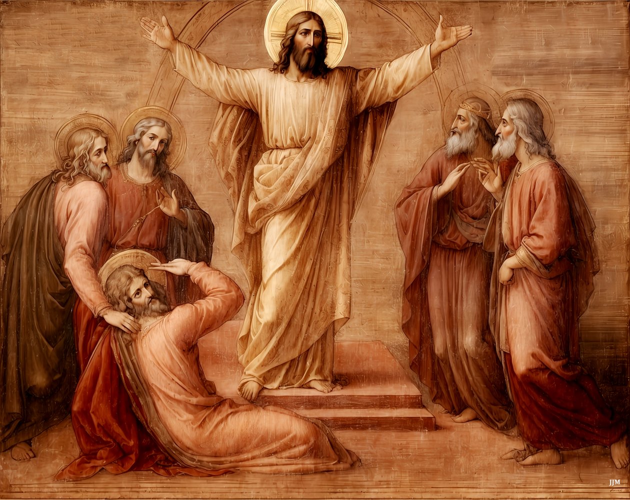Jesus_Transfiguration_01 av Josef Johann Michel