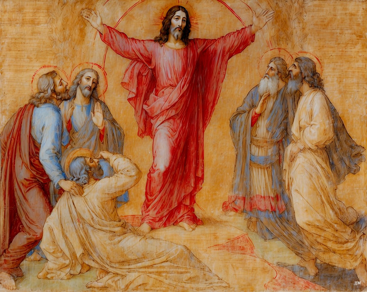 Jesus_Transfiguration_02 av Josef Johann Michel