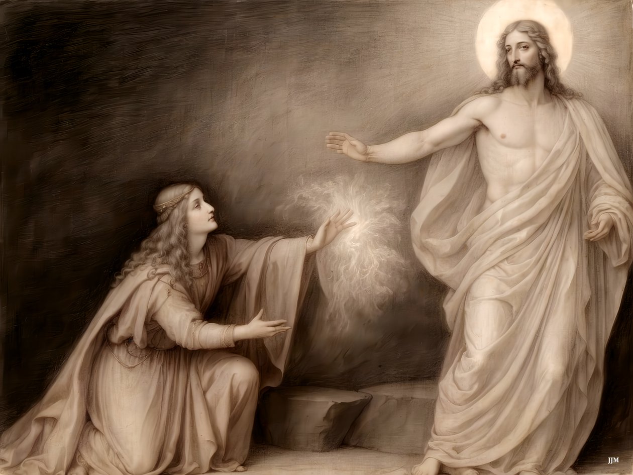Jesus_sa til henne - Ikke hold meg fast_03 av Josef Johann Michel