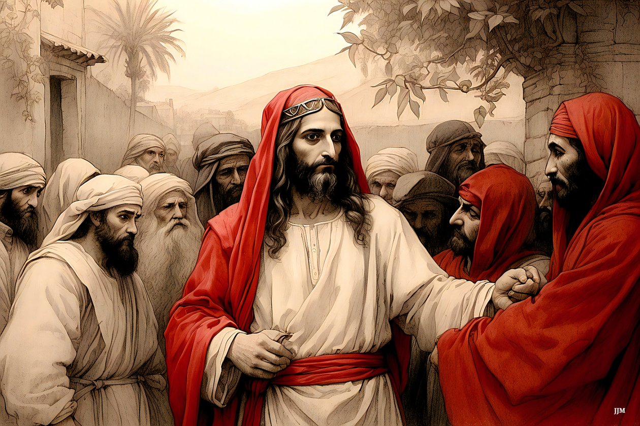 Jesus_forrådt av Judas_02 av Josef Johann Michel