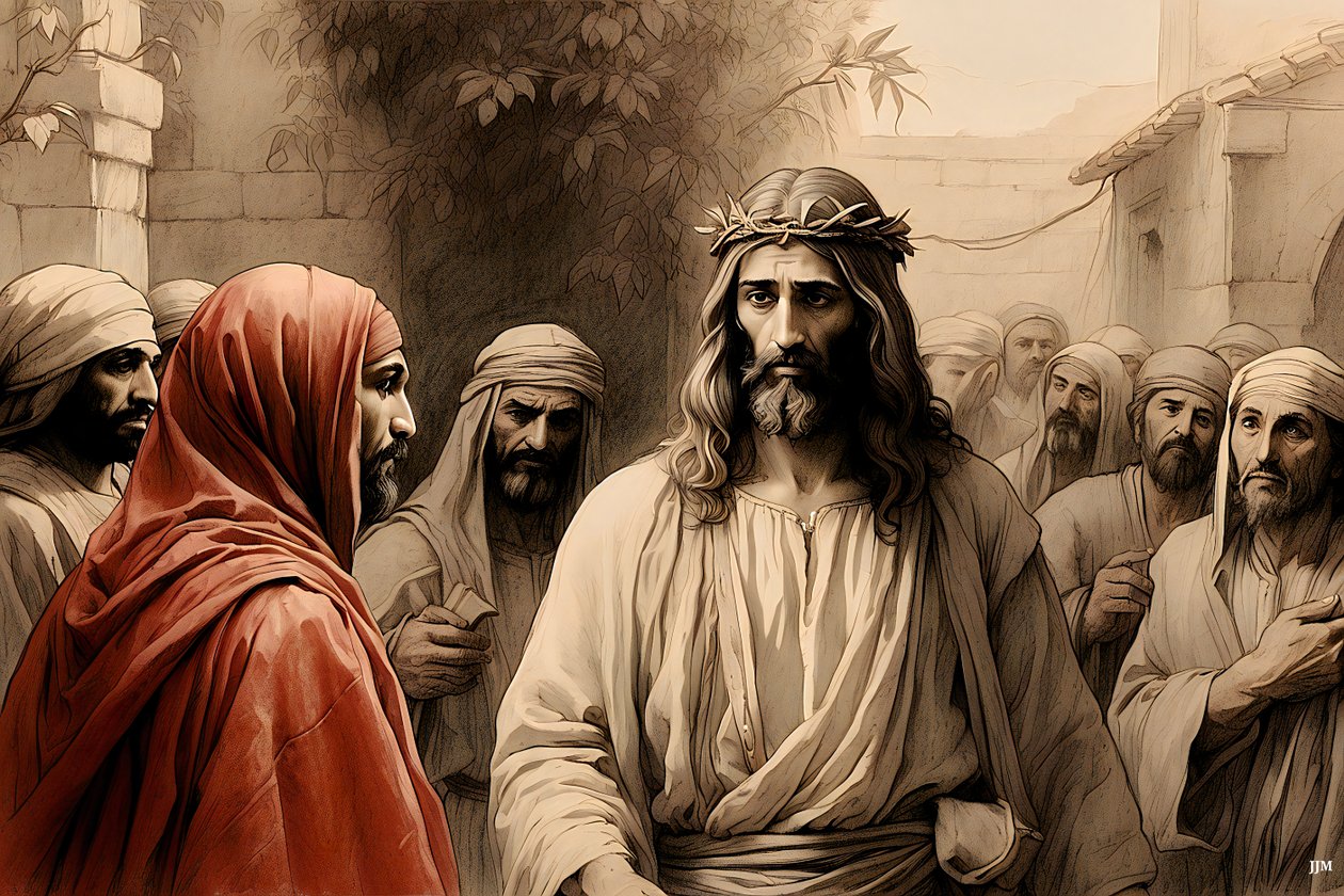 Jesus_forrådt av Judas_03 av Josef Johann Michel