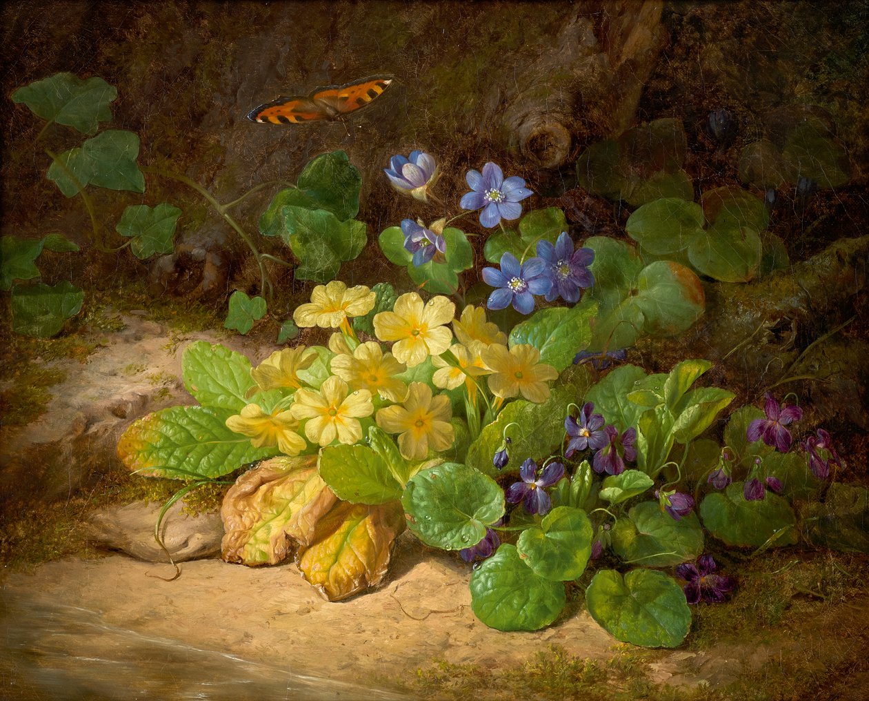 Lite stykke blomster (alpine blomster) av Josef Lauer