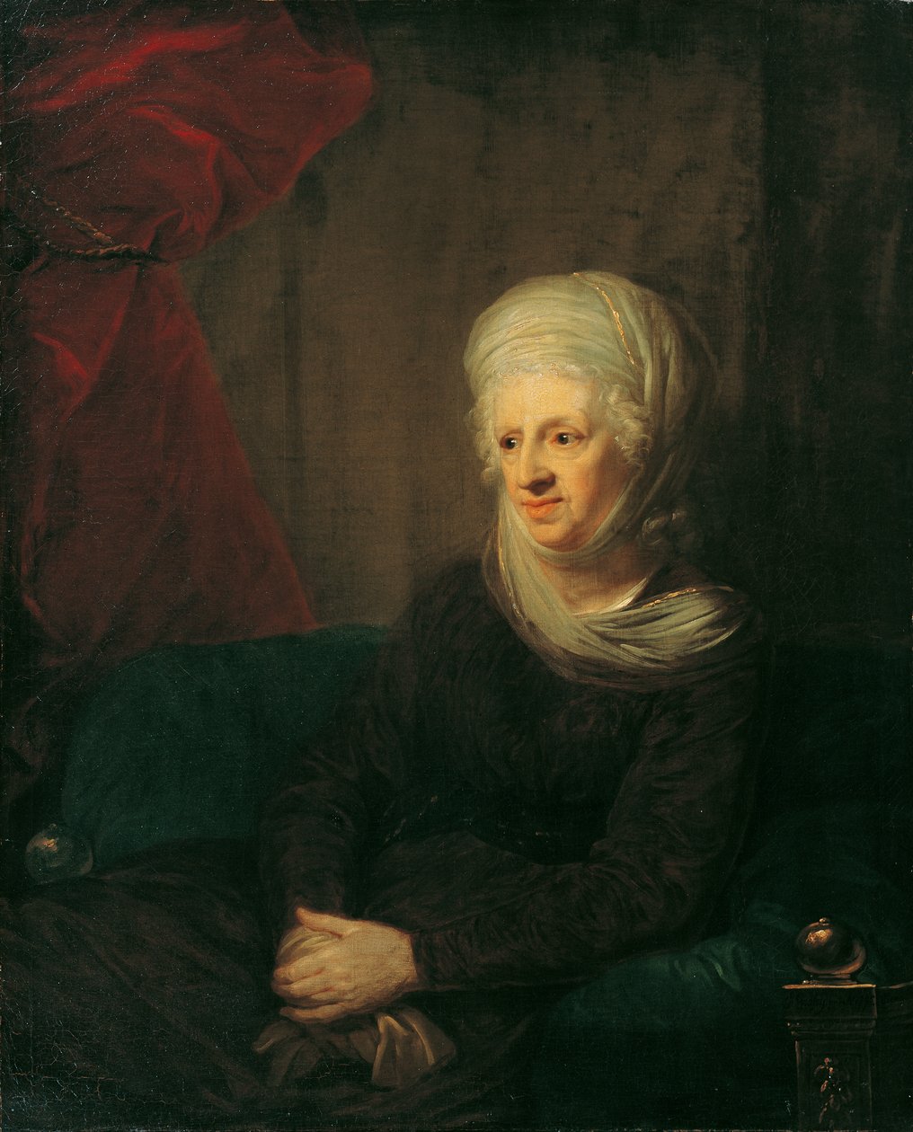 En gammel dame (Frau von Weinbrenner) av Josef Mathias Grassi