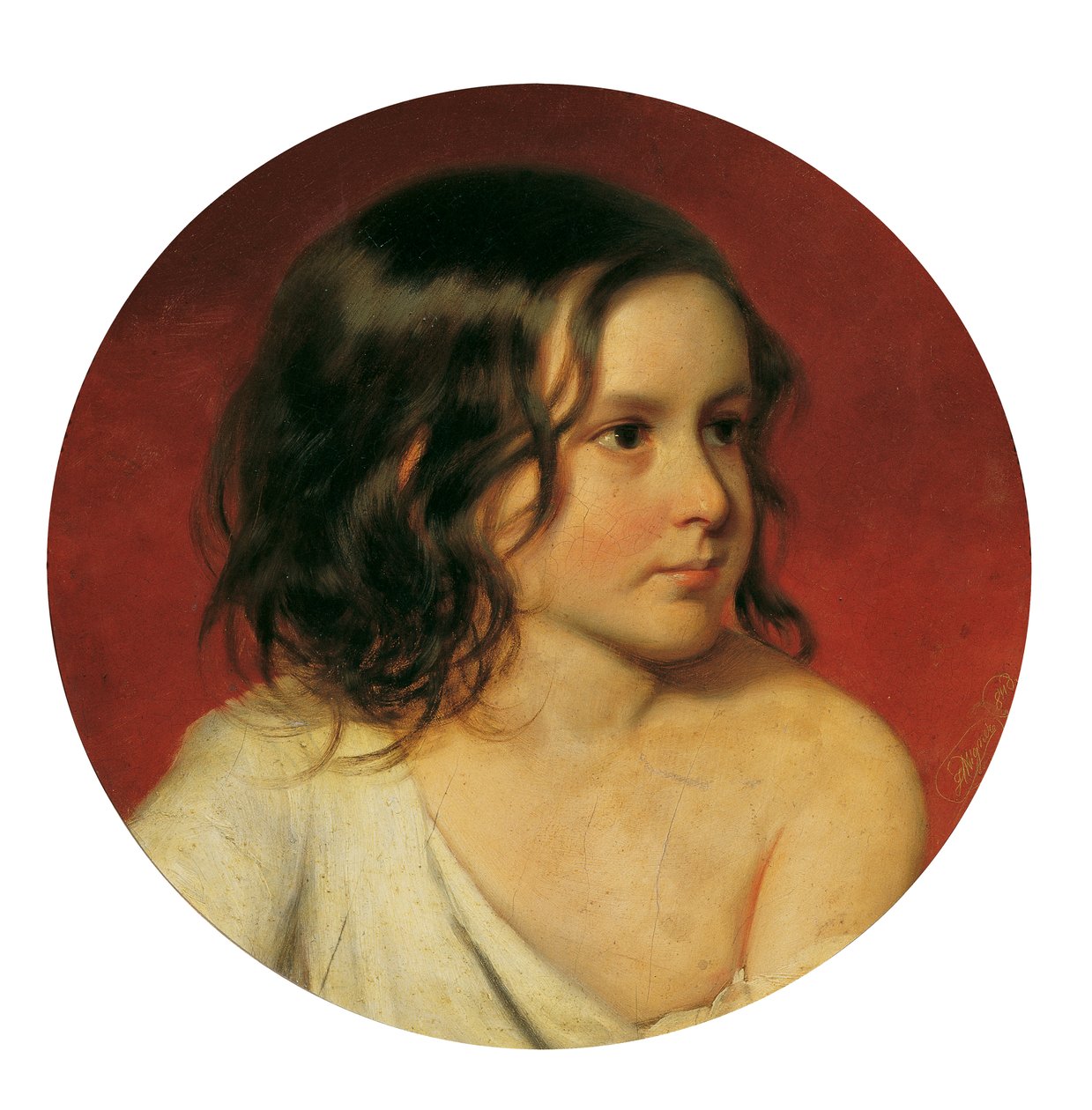 barneportrett av Josef Matthäus Aigner