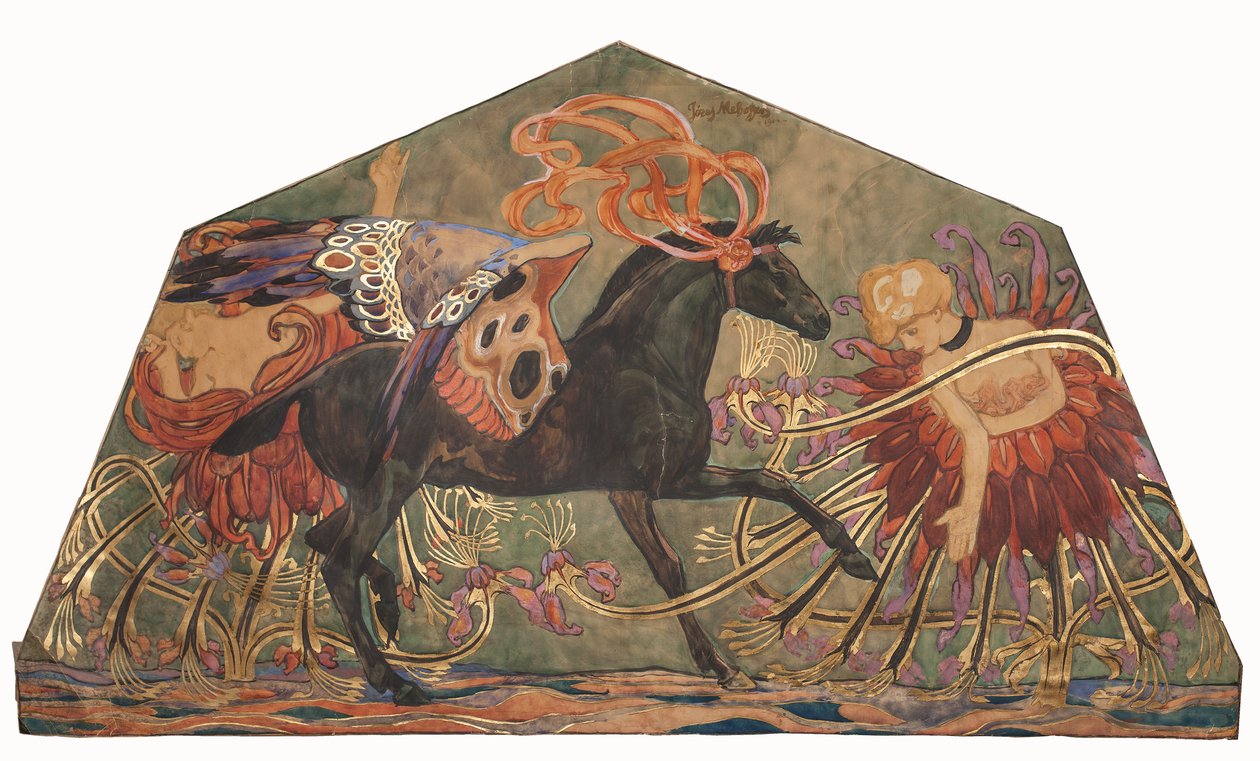 Pegasus og musene av Josef Mehoffer