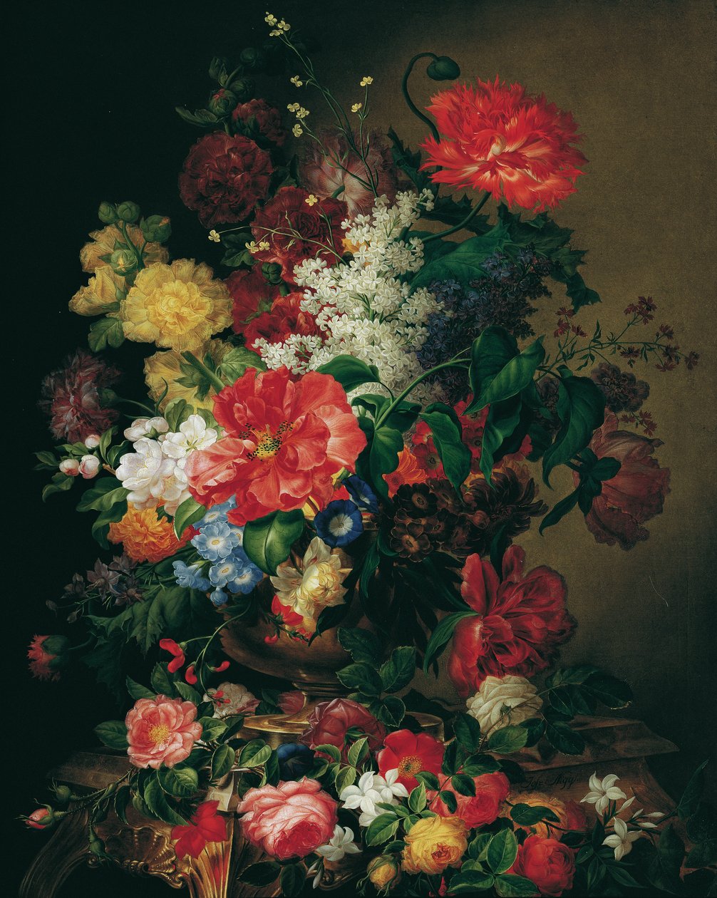 En haug med blomster av Josef Nigg