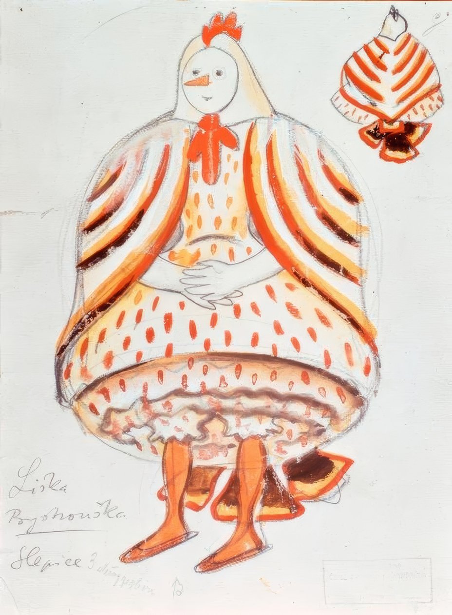 Janacek, smart liten rev / figur av Josef Čapek