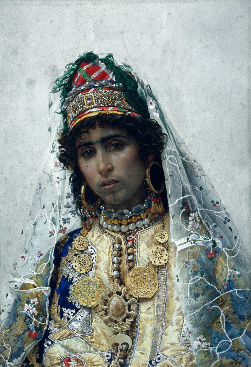 Berber brud av Josep Tapiro Baro
