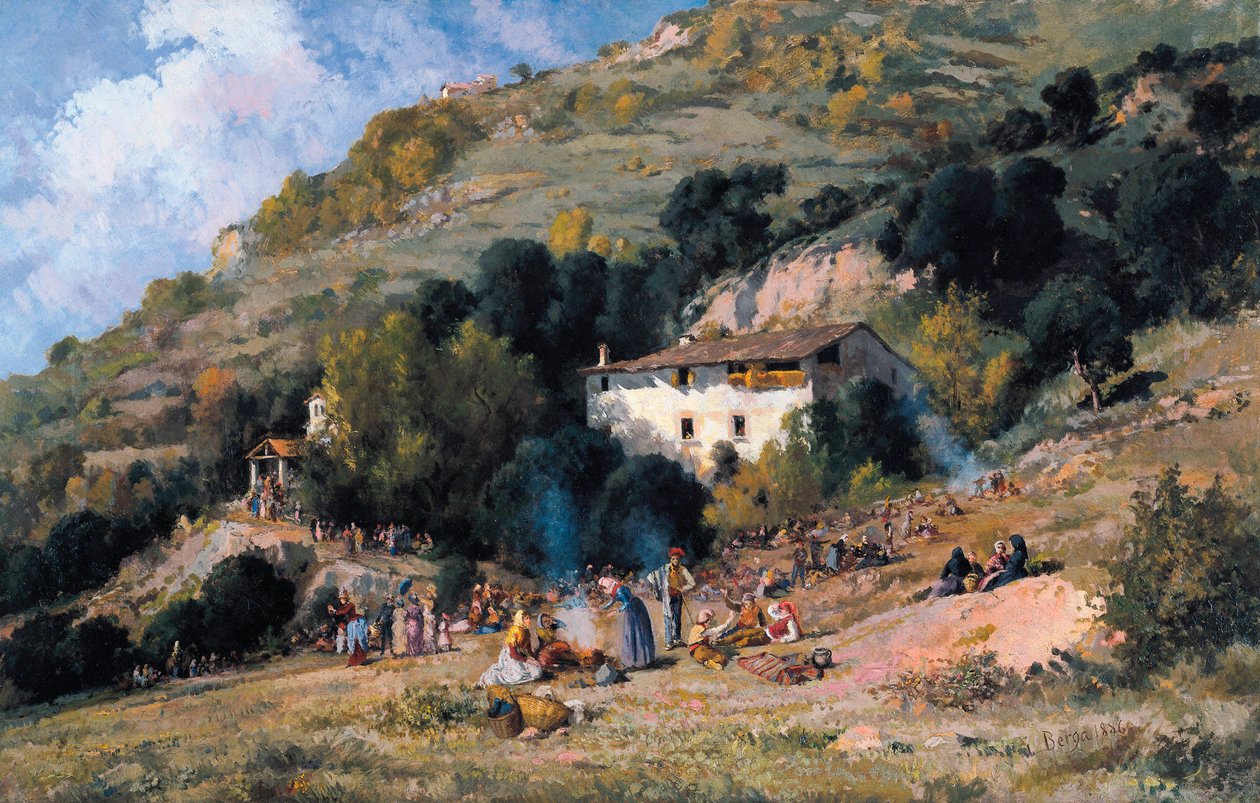 Katalansk folkefest "aplec" av Josep Berga Boix