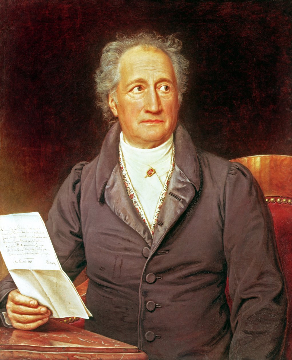 Johann Wolfgang von Goethe (1749-1832) 1828 av Joseph Carl Stieler