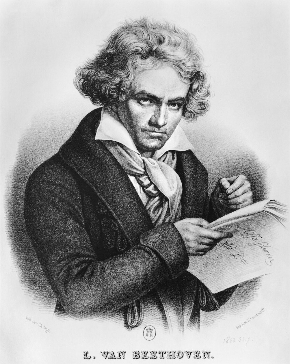 Ludwig van Beethoven (1770-1827) komponerer sin 
