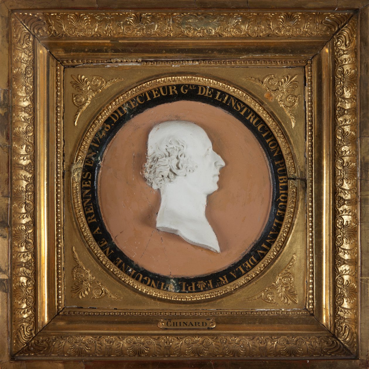 Pierre-Louis Ginguené, 1796 (malt terrakotta) av Joseph Chinard