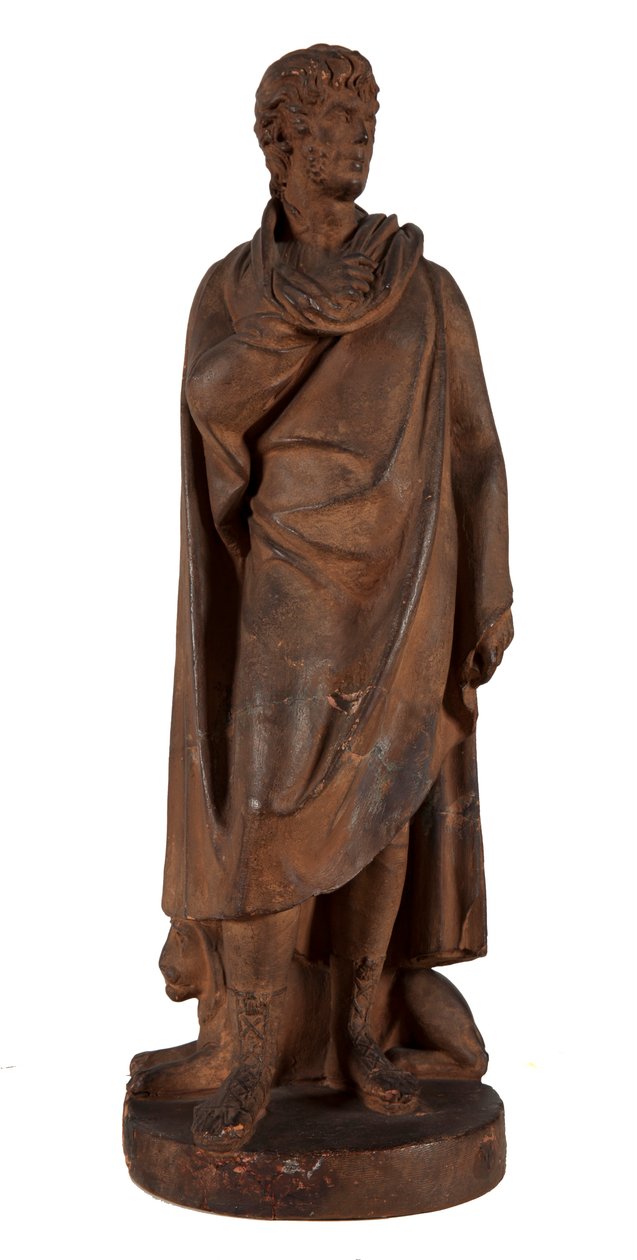 Selvportrett, til dekorasjon av graven hans på kirkegården i Loyasse, Lyon, ca. 1810 (terrakotta) av Joseph Chinard