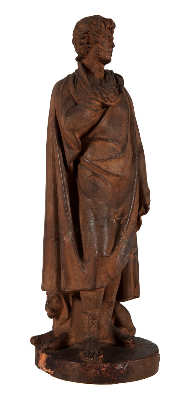 Selvportrett, til dekorasjon av graven hans på kirkegården i Loyasse, Lyon, ca. 1810 (terrakotta) av Joseph Chinard