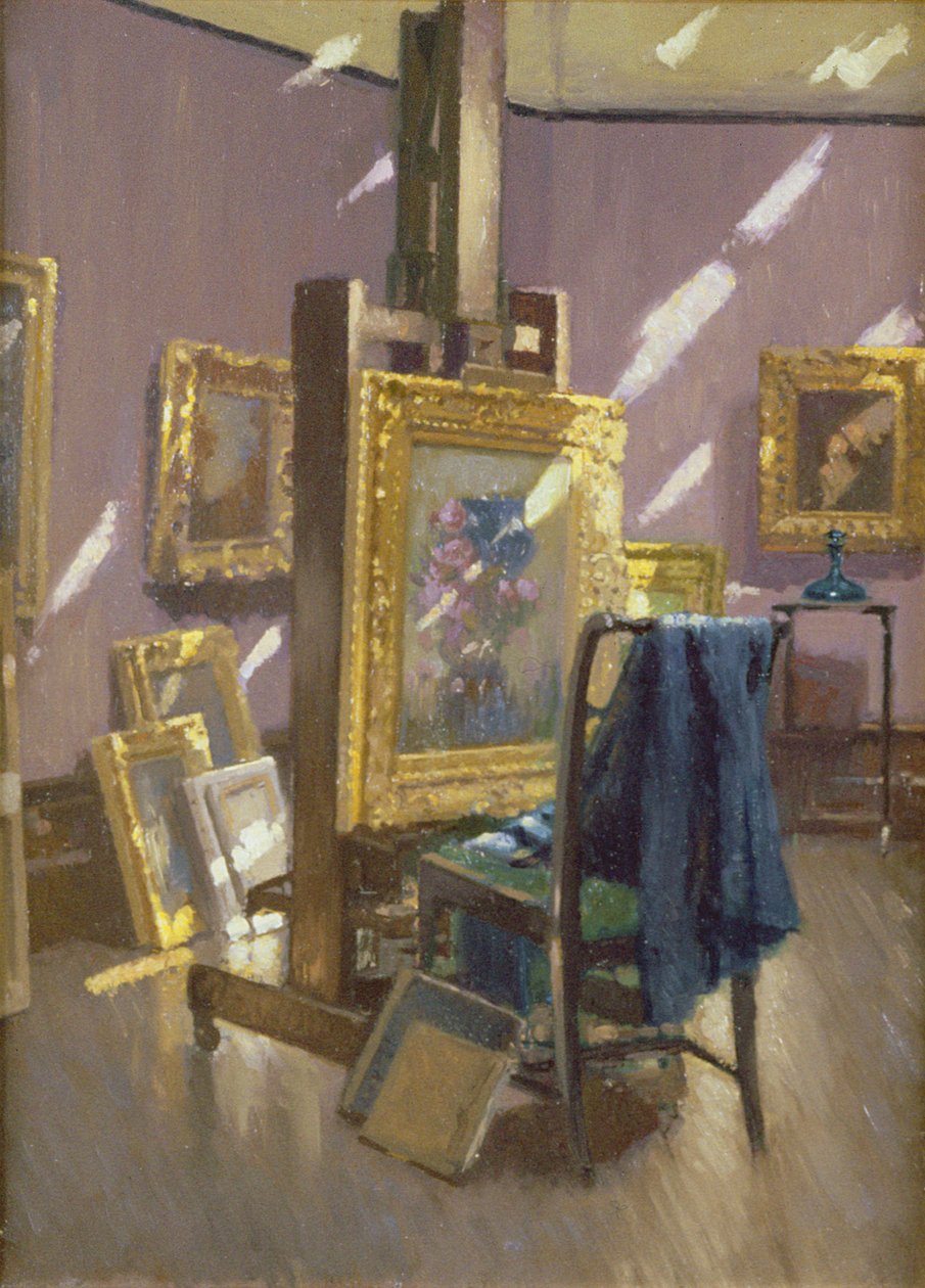 Malerstudio av Joseph Denovan Adam
