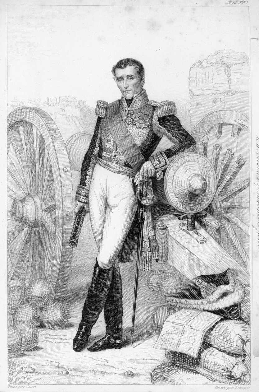 Sylvain Charles Valee (1773-1846), greve og marskalk av Joseph Desire Court