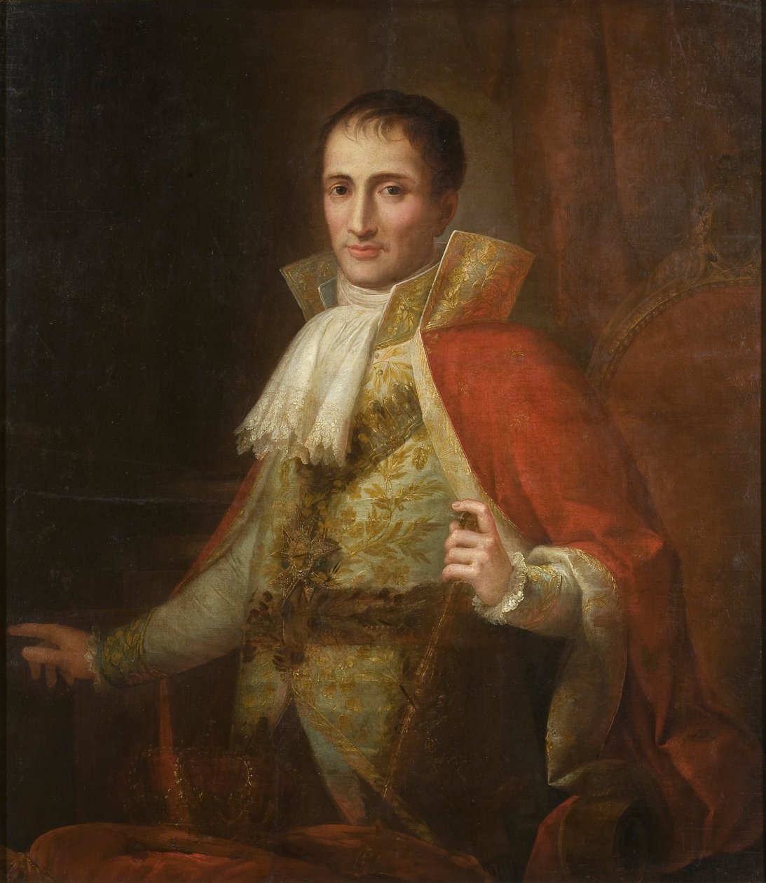 Portrett av kong Joseph I (1768-1844) av Joseph Flaugier